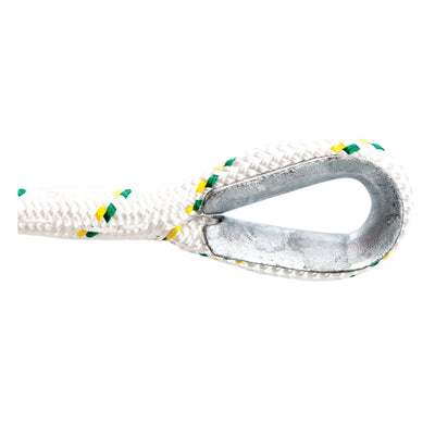 Ø 12 MM DOUBLE-BRAIDED POLYESTER ROPES WITH SPLICES AND THIMBLES