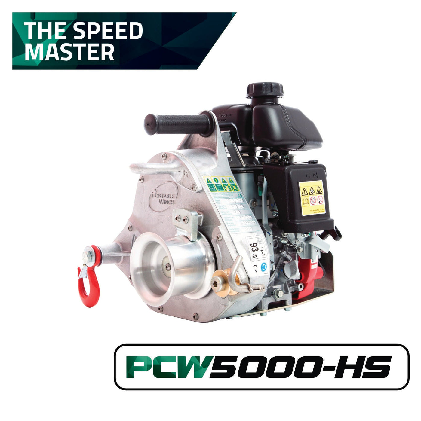 Treuil à essence haute vitesse PCW5000-HS